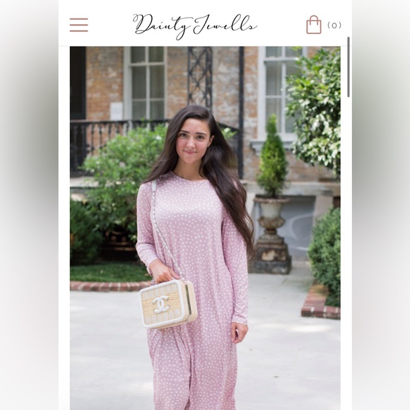 Dainty Jewells-Your Favorite Dress-Medium-Pink Spots - Picture 3 of 4